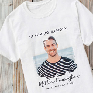 Camiseta Memorial de fotos de Personalizado de memoria amor