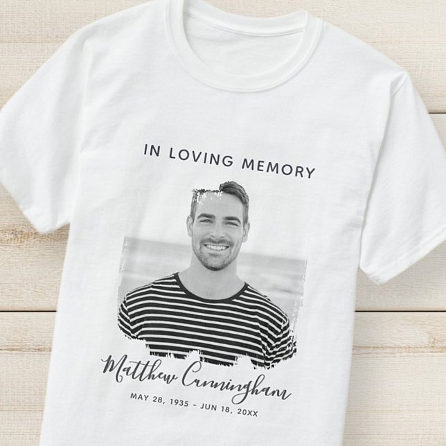 Camiseta Memorial de fotos de Personalizado de memoria amor (Subido por el creador)
