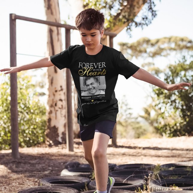 Camiseta Memorial de la foto del funeral de oro negro (Subido por el creador)