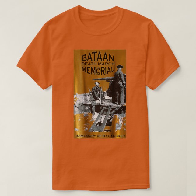 Camiseta Memorial de la Marcha de la Muerte en Bataan Raymo (Diseño del anverso)