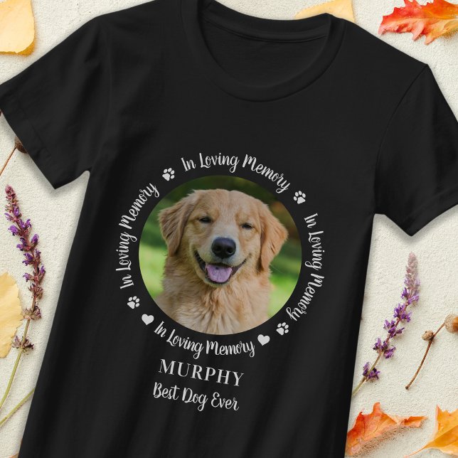 Camiseta Memorial de perros de memoria amorosa Mascota pers (Subido por el creador)