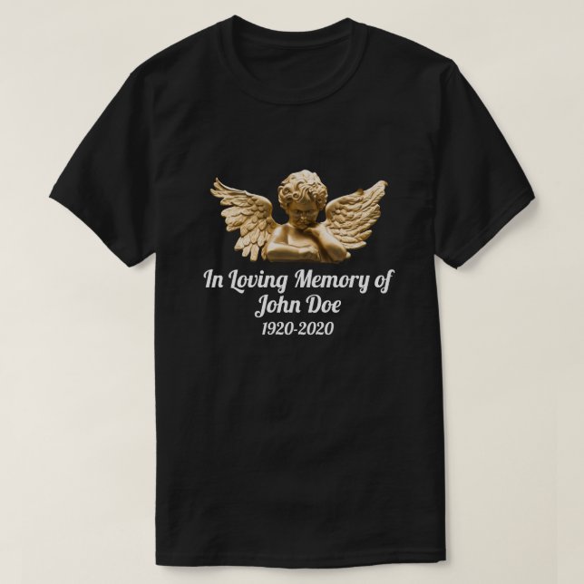 Camiseta MEMORIAL DE personalizable EN LA MEMORIA DE AMOR D (Diseño del anverso)