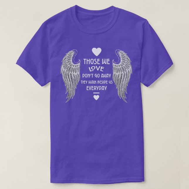 Camiseta Memorial en memoria de amor en homenaje al funeral (Diseño del anverso)