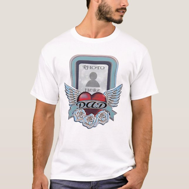 Camiseta Memorial fotográfico | Papá (Anverso)