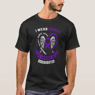Camiseta Memorial  Loss of Goddaughter Epilepsy Awareness P
