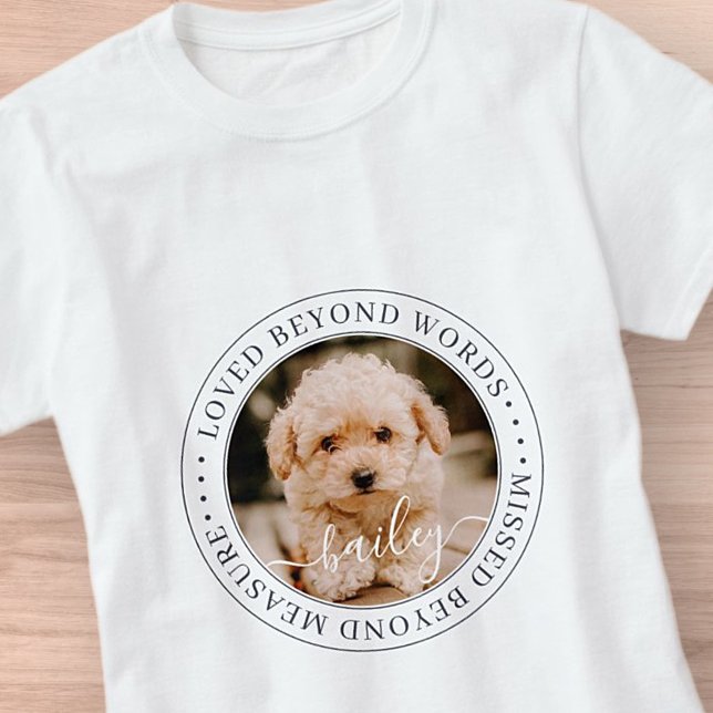 Camiseta Memorial mascota adorado más allá de las palabras  (Subido por el creador)