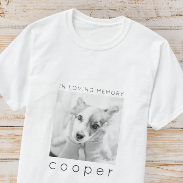 Camiseta Memorial mascota en la memoria amorosa Moda modern (Subido por el creador)