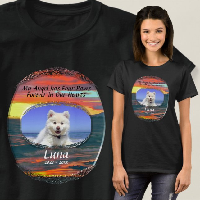 Camiseta Memorial Mi ángel tiene cuatro patas 1490 (Subido por el creador)