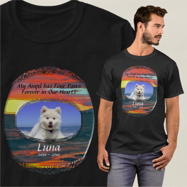 Camiseta Memorial Mi ángel tiene cuatro patas 1490 (Subido por el creador)