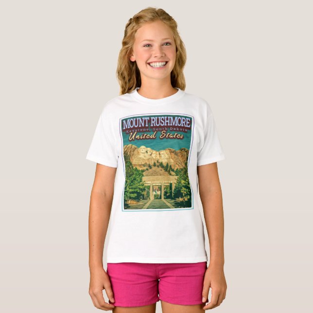 CAMISETA MEMORIAL NACIONAL MOUNT RUSHMORE - DAKOTA DEL SUR (Anverso completo)