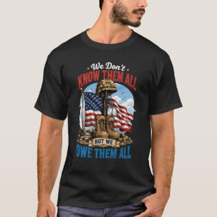 Camiseta Memorial No Los Conocemos a Todos Pero Les Debemos
