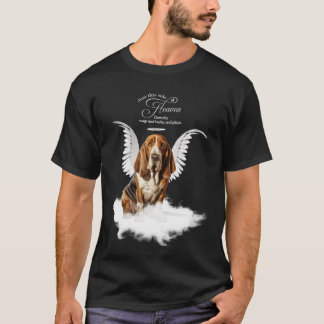 Camiseta Memorial Personalizado de Mascota Basset Hound Per