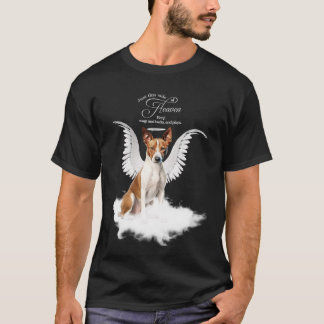Camiseta Memorial personalizado para perro Basenji