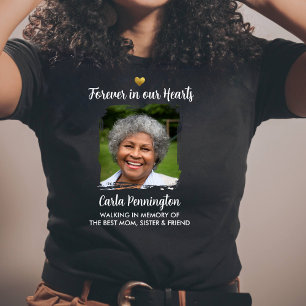 Camiseta Memorial Texto Personalizado Foto Siempre en nuest