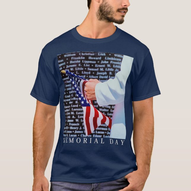 Camiseta Memorial to Fallen Brave Heroes of War  T-Shirt (Anverso)