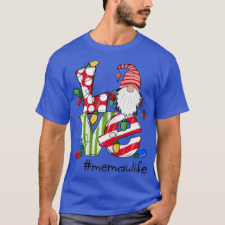 Camiseta Memorias de amor personalizadas Candy Gnome Chr