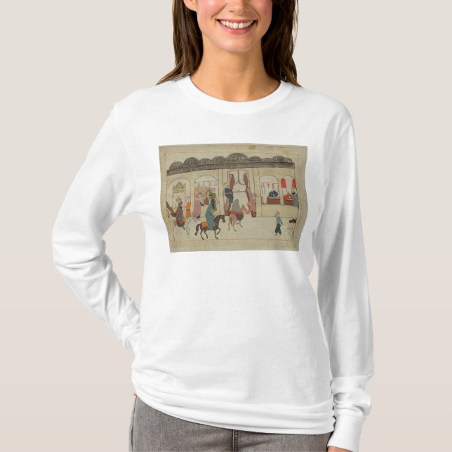 Camiseta Memorie Turchesche que representa el mercado (Anverso)