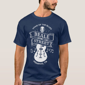 Camiseta Memphis Beale Street N Blues Music Gift vintage fu