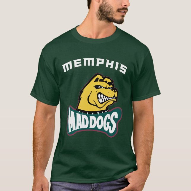 Camiseta Memphis MadDogs Retro CFL Pro 🏈 de Fútbol 1995 (Anverso)