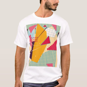 Camiseta Memphis Mood: Tendencia Geométrica Retro