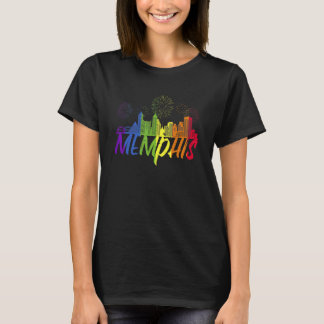 Camiseta Memphis Pride Skyline Orgullo Desfile Memphis