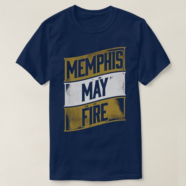 Camiseta memphis puede disparar 8 (Diseño del anverso)