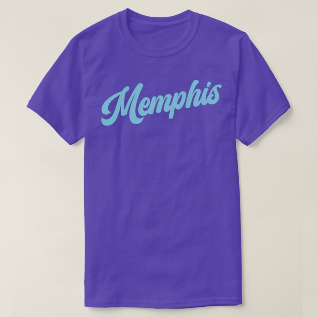 Camiseta Memphis Retro Memphis Grizzlies (Diseño del anverso)