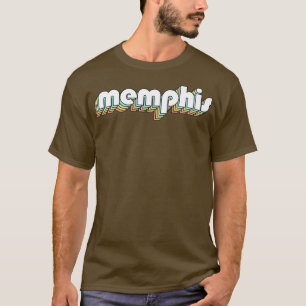 Camiseta Memphis Retro Rainbow Typography Style 2