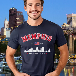 Camiseta Memphis Skyline Tee – Est. 1819 Southern Pride"