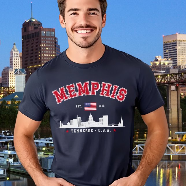 Camiseta Memphis Skyline Tee – Est. 1819 Southern Pride" (Subido por el creador)