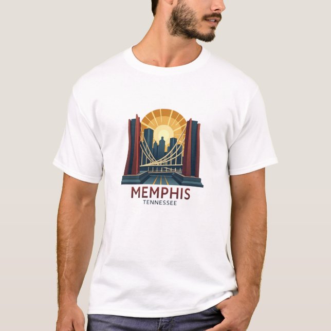 Camiseta Memphis Tennessee Gift (Anverso)