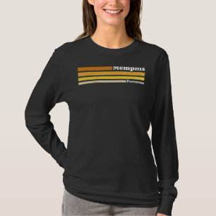 Camiseta Memphis Tennessee, retro gráfico de los años 1970
