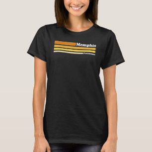 Camiseta Memphis Tennessee, retro gráfico de los años 1970