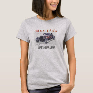 Camiseta "Memphis Tennessee" Vintage Hotrod