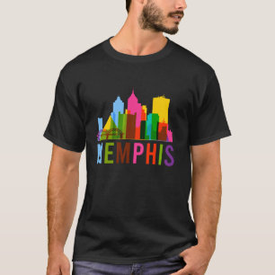 Camiseta Memphis Watercolor City Art State Painter