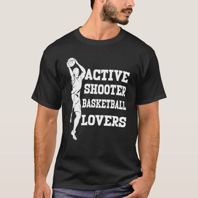 Camiseta Men and Women Active Shooter Basketball (Anverso)
