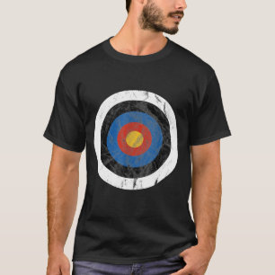 Camiseta Men Bullseye Archery Target Bow Arrow Dart