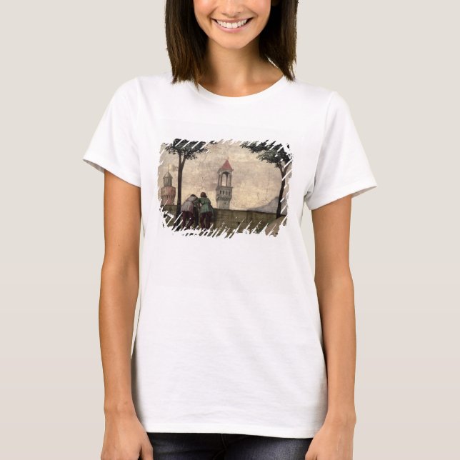 Camiseta Men Looking over a Wall, from the Visitation (fres (Anverso)