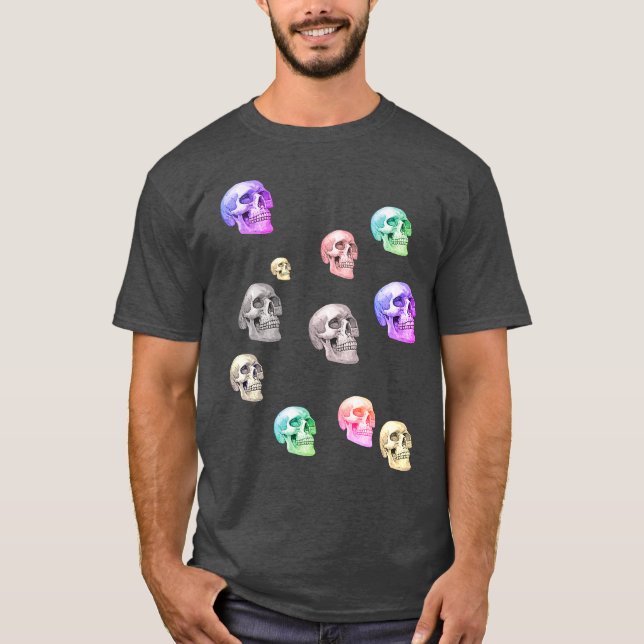 Camiseta Men multi-skulls T-Shirt (Anverso)