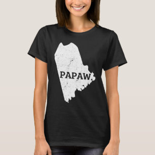 Camiseta Men Papaw Maine Grandpa