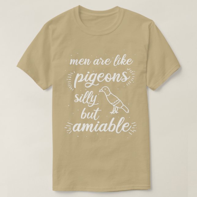 Camiseta Men pigeon saying breeder carrier pigeon lover (Diseño del anverso)