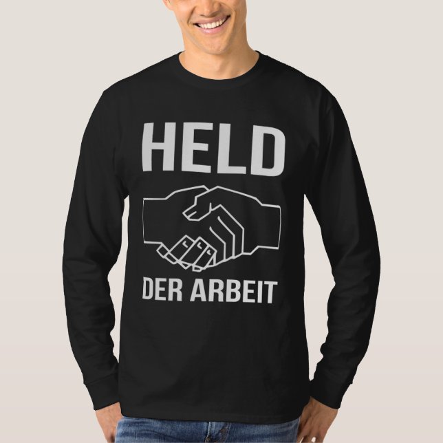 Camiseta Men s Hero Der Arbeit DDR East Saxony Ossi (Anverso)