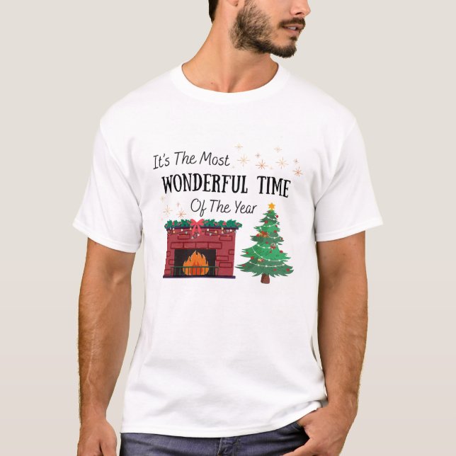 Camiseta Men’s The Most Wonderful Time of The Year T-Shirt (Anverso)