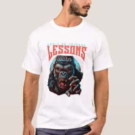 Camiseta Men Wise Gorilla Lessons Learn T-Shirt