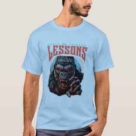 Camiseta Men Wise Gorilla Lessons Learn T-Shirt