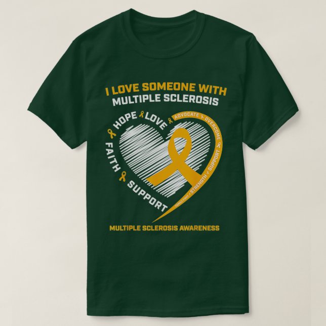 Camiseta Men Women Kids MS Support Gifts Multiple Sclerosis (Diseño del anverso)