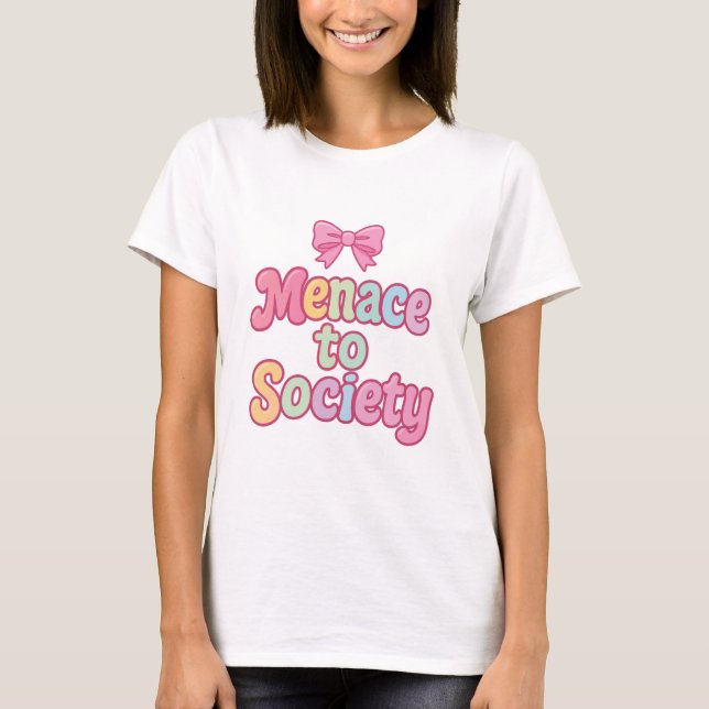 Camiseta Menace to Society (Anverso)