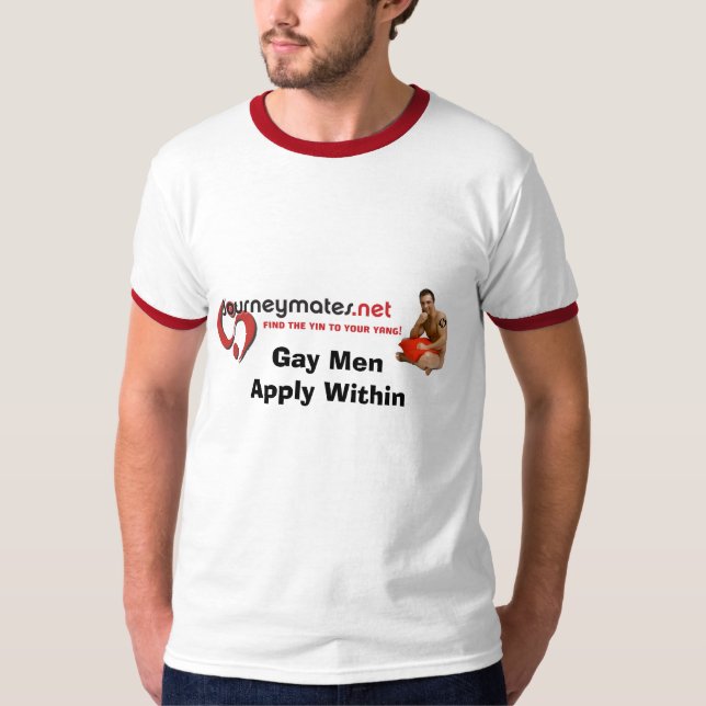 Camiseta MenApply gay dentro (Anverso)