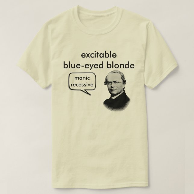 Camiseta Mendel Manic Recestivo (Diseño del anverso)