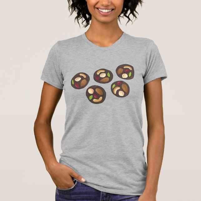 Camiseta Mendiantes Chocolates franceses chocolate Chocohol (Anverso)